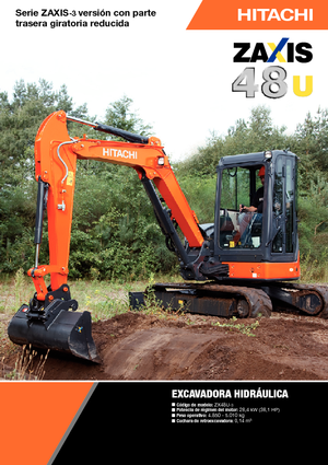 Mini excavatoare Hitachi ZX 48 U 3