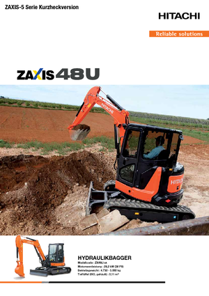 Mini excavatoare Hitachi ZX48U-5A