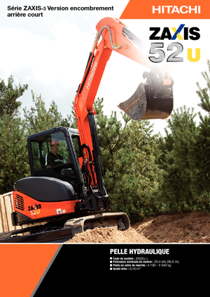 Mini excavatoare Hitachi ZX 52 U 3