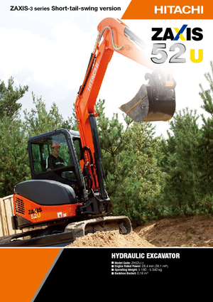 Mini excavatoare Hitachi ZX 52 U 3