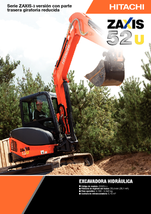 Mini excavatoare Hitachi ZX 52 U 3