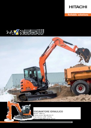 Mini excavatoare Hitachi ZX55U-5A