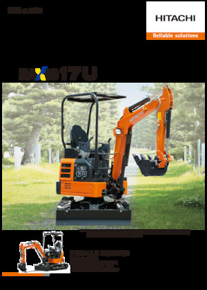 Mini excavatoare Hitachi ZX17U-5A
