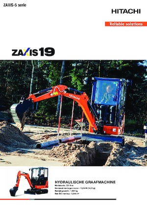 Mini excavatoare Hitachi ZX19-5A
