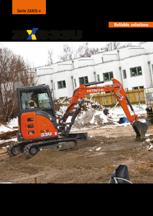 Mini excavatoare Hitachi ZX33U-6