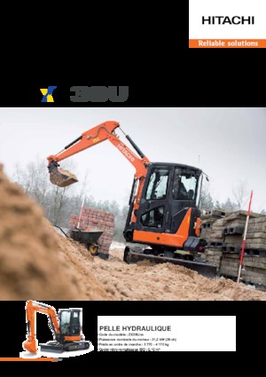 Mini excavatoare Hitachi ZX38U-5A
