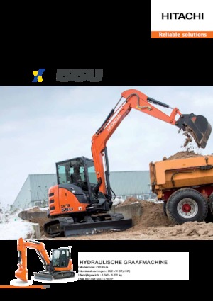 Mini excavatoare Hitachi ZX55U-5A