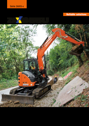 Mini excavatoare Hitachi ZX55U-6
