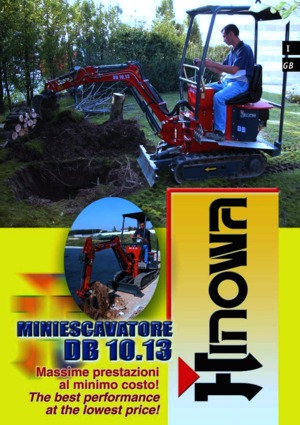 Mini excavatoare Hinowa DB 10.13