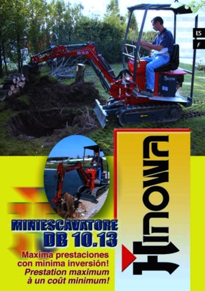 Mini excavatoare Hinowa DB 10.13