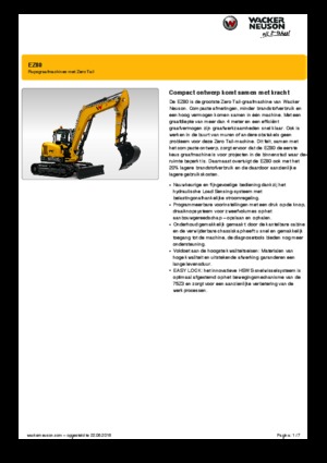 Excavatoare pe șenile Wacker Neuson EZ80