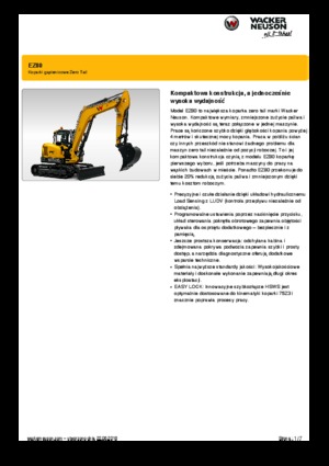 Excavatoare pe șenile Wacker Neuson EZ80