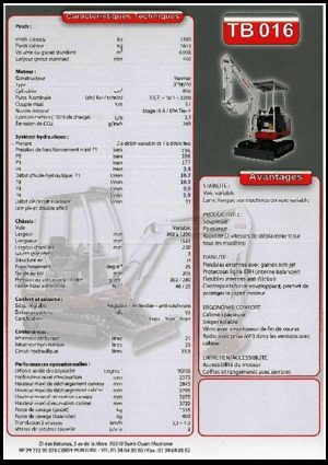 Mini excavatoare Takeuchi TB 016 A