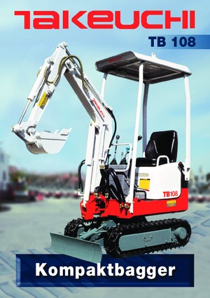 Mini excavatoare Takeuchi TB 108 Hybrid