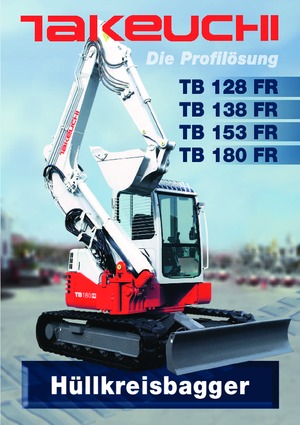Mini excavatoare Takeuchi TB 138 FR