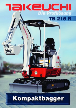 Mini excavatoare Takeuchi TB 215 R