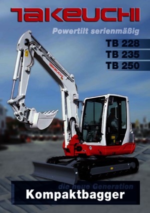 Mini excavatoare Takeuchi TB 235