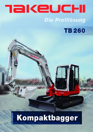Mini excavatoare Takeuchi TB 260