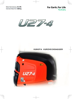 Mini excavatoare Kubota U27-4 NGL