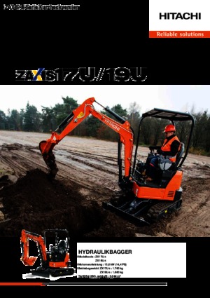 Mini excavatoare Hitachi ZX19U-5