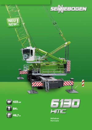 Macarale mobile - braț cu zăbrele Sennebogen 6130 HMC