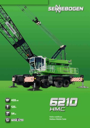 Macarale mobile - braț cu zăbrele Sennebogen 6210 HMC