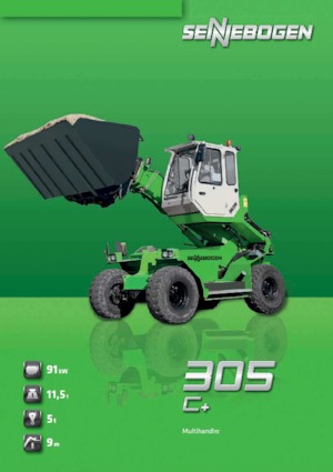 Macarale mobile - braț telescopic Sennebogen 305 C+