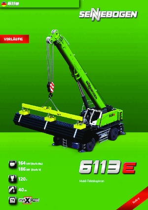 Macarale mobile - braț telescopic Sennebogen 6113 M