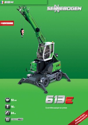 Macarale mobile - braț telescopic Sennebogen 613 M