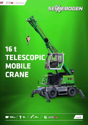 Macarale mobile - braț telescopic Sennebogen 613E
