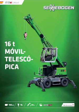 Macarale mobile - braț telescopic Sennebogen 613E