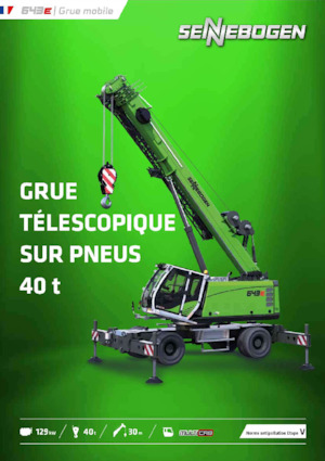Macarale mobile - braț telescopic Sennebogen 643E