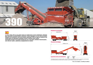 Stații de sortare mobile Terex-Finlay 390 Hydrascreen