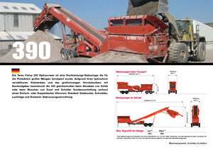 Stații de sortare mobile Terex-Finlay 390 Hydrascreen