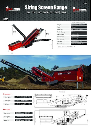 Stații de sortare mobile Maximus 512