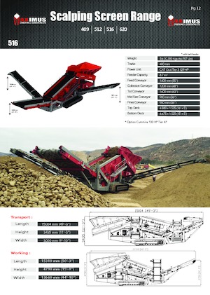 Stații de sortare mobile Maximus 516