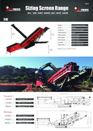 Stații de sortare mobile Maximus 518