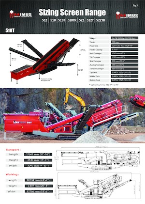 Stații de sortare mobile Maximus 518T