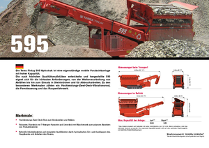 Stații de sortare mobile Terex-Finlay 595 Hydratrak