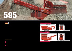 Stații de sortare mobile Terex-Finlay 595