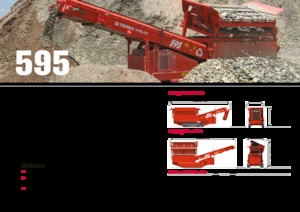 Stații de sortare mobile Terex-Finlay 595