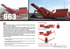 Stații de sortare mobile Terex-Finlay 663 Supertrak