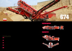 Stații de sortare mobile Terex-Finlay 674