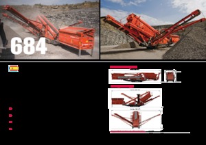 Stații de sortare mobile Terex-Finlay 684 - 3 Deck