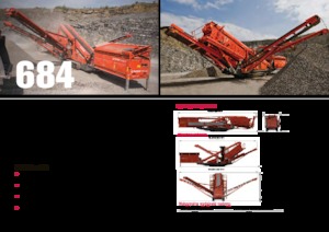 Stații de sortare mobile Terex-Finlay 684 - 3 Deck