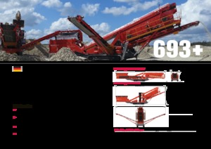 Stații de sortare mobile Terex-Finlay 693+