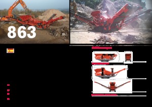 Stații de sortare mobile Terex-Finlay 863+