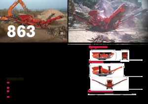 Stații de sortare mobile Terex-Finlay 863+