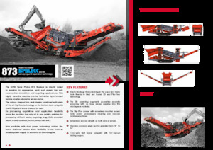 Stații de sortare mobile Finlay 873 Spaleck Hybrid HD Screener