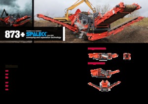 Stații de sortare mobile Terex-Finlay 873+ Spaleck